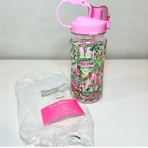 Lilly Pulitzer 1.5 Liter Water Bottle Mandevilla Baby Always Worth It - Picture 4 of 9
